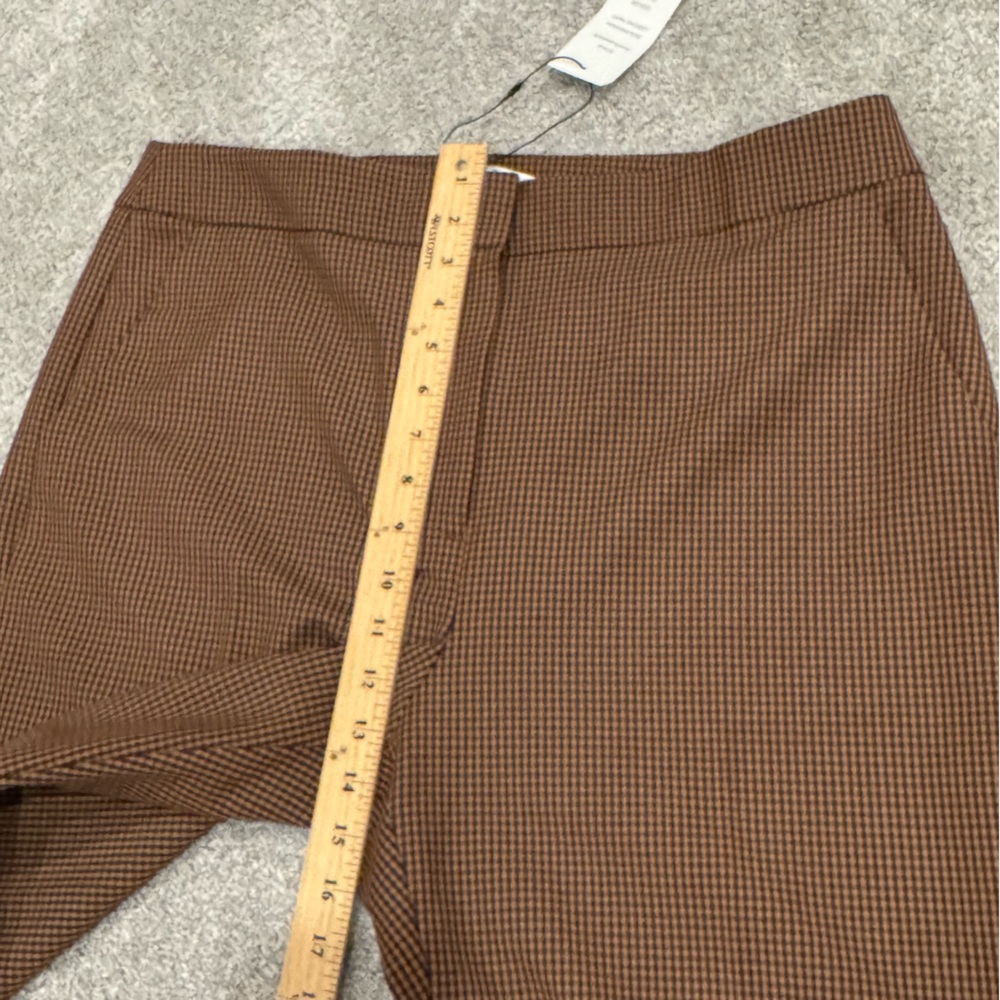 NWT Veronica Beard Lebone Micro Gingham Wide Leg … - image 12